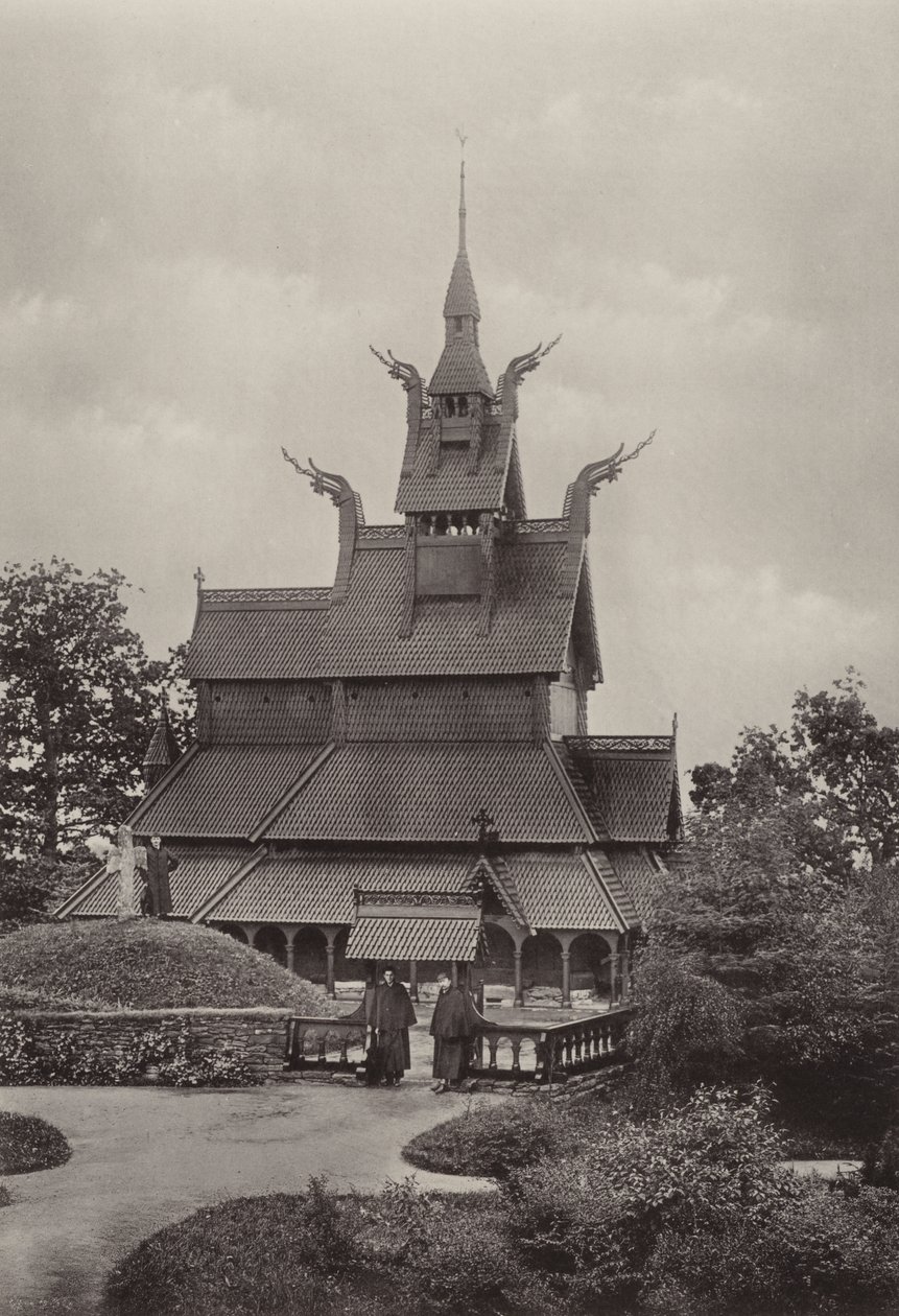 Fantoft, Stave-Church, Bergen by Norwegian Photographer