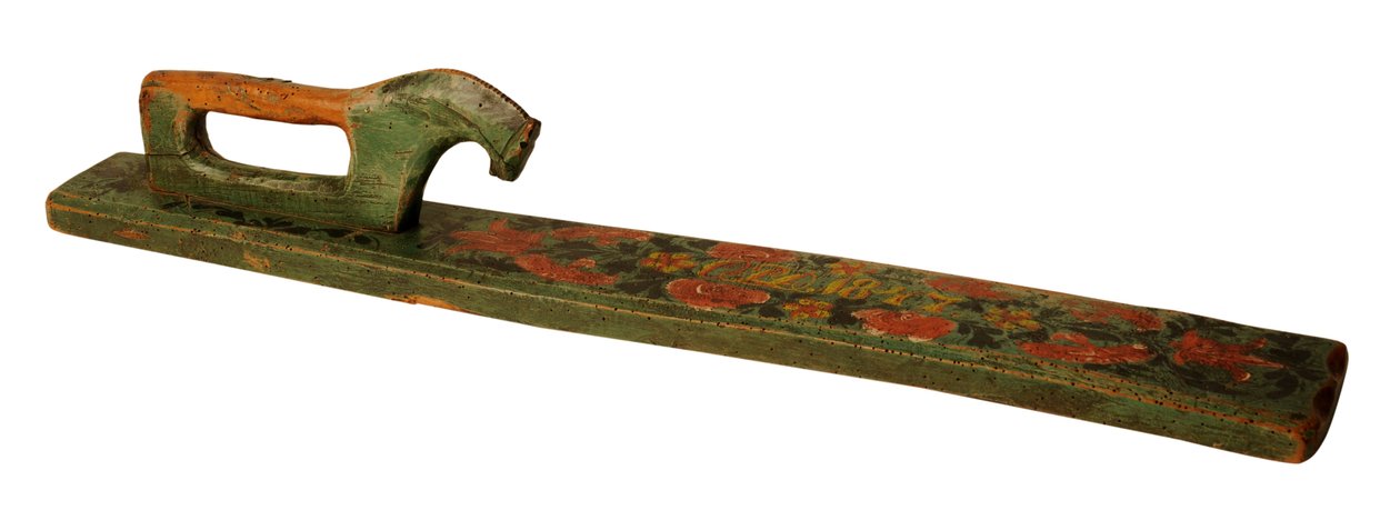Scandinavian painted mangle board by Norwegian School