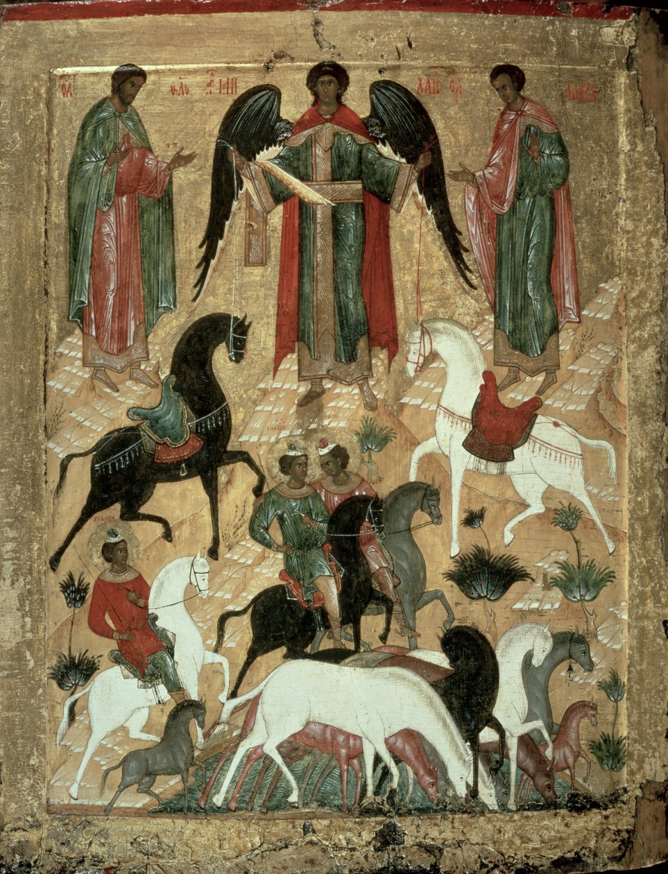 SS. Florus and Laurus by Novgorod School