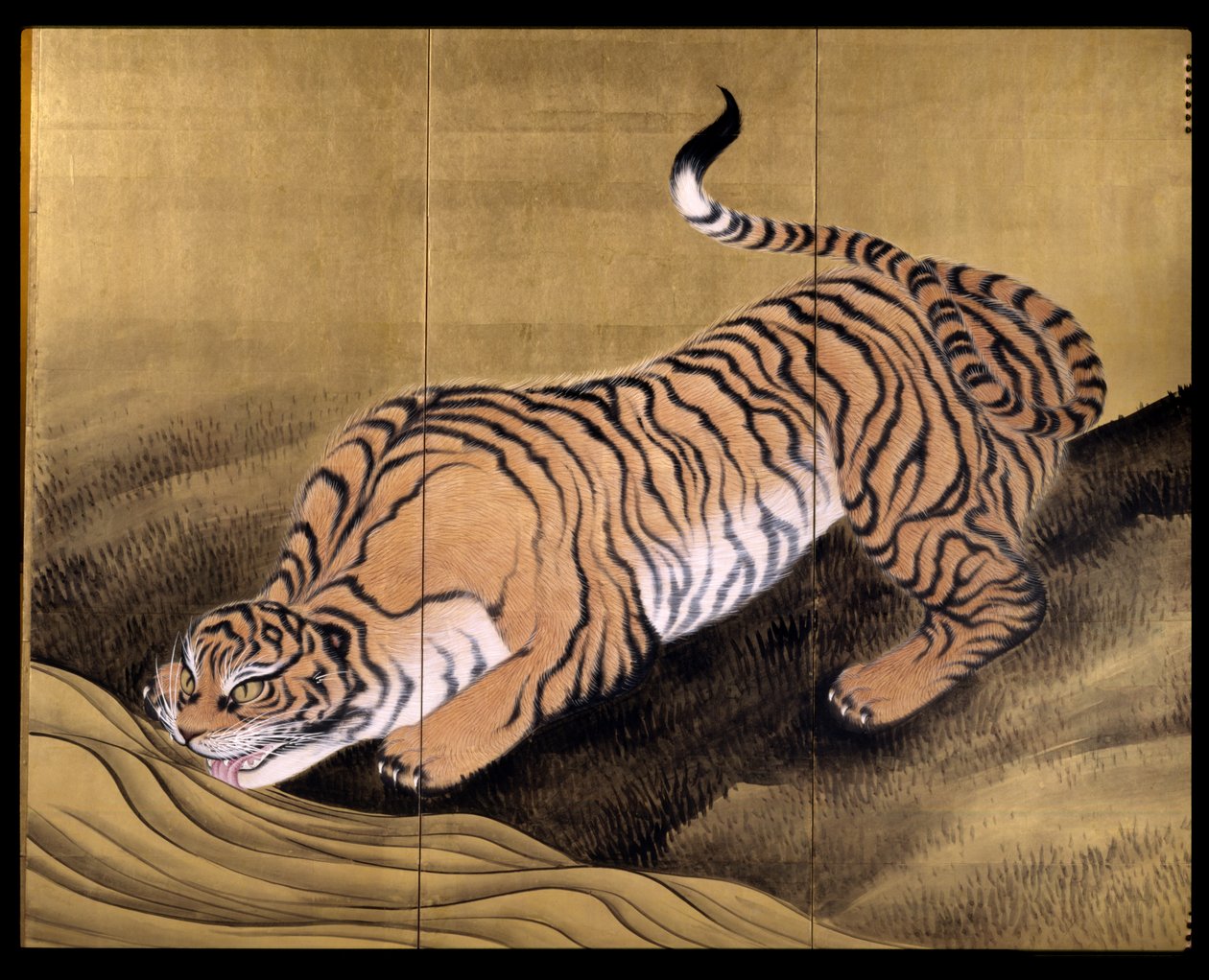 Tigers in a Landscape by Obun Kunii