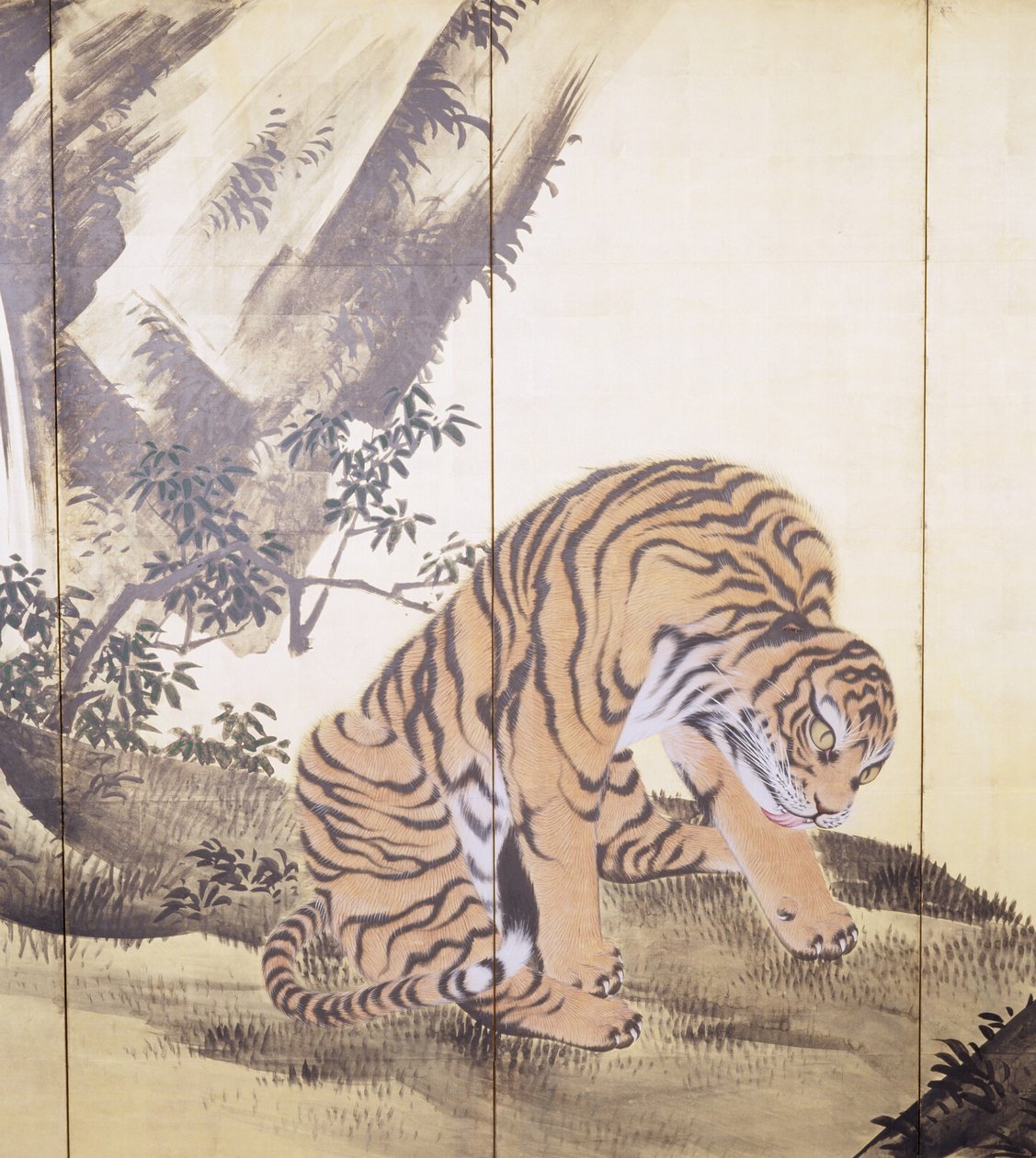 Tigers in a Landscape by Obun Kunii