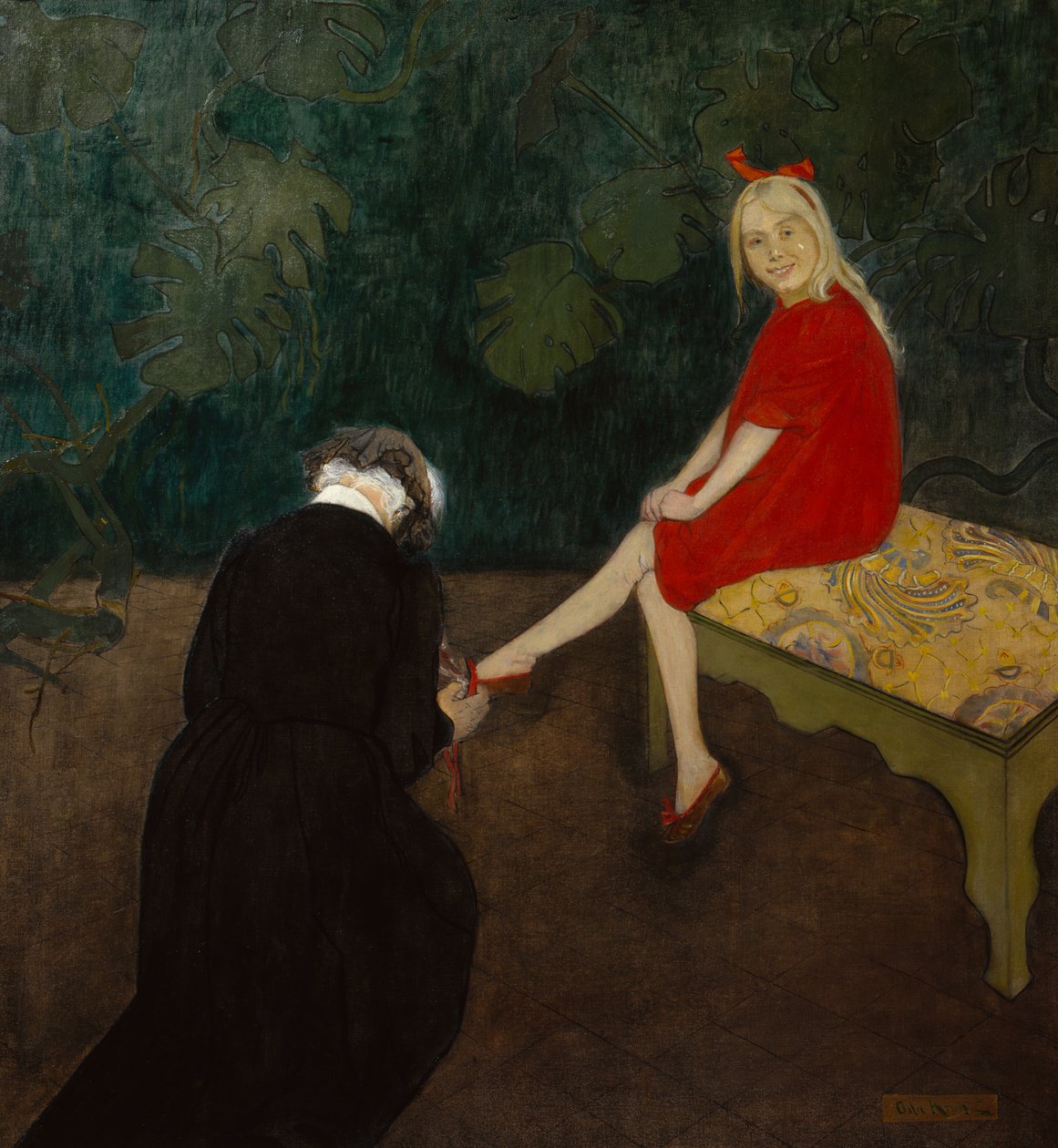Red and Black by Oda Krohg