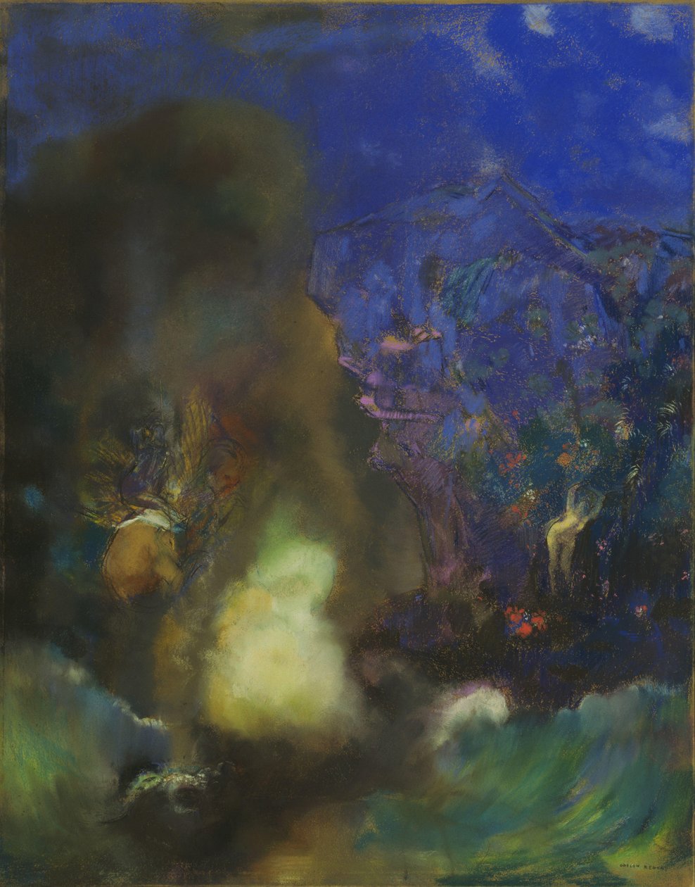 Roger and Angelica by Odilon Redon