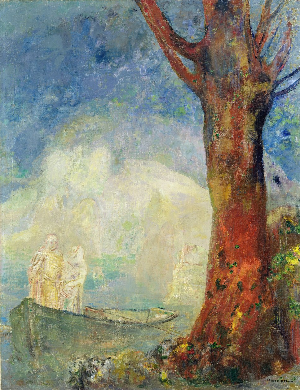 The Barque, c.1900 by Odilon Redon