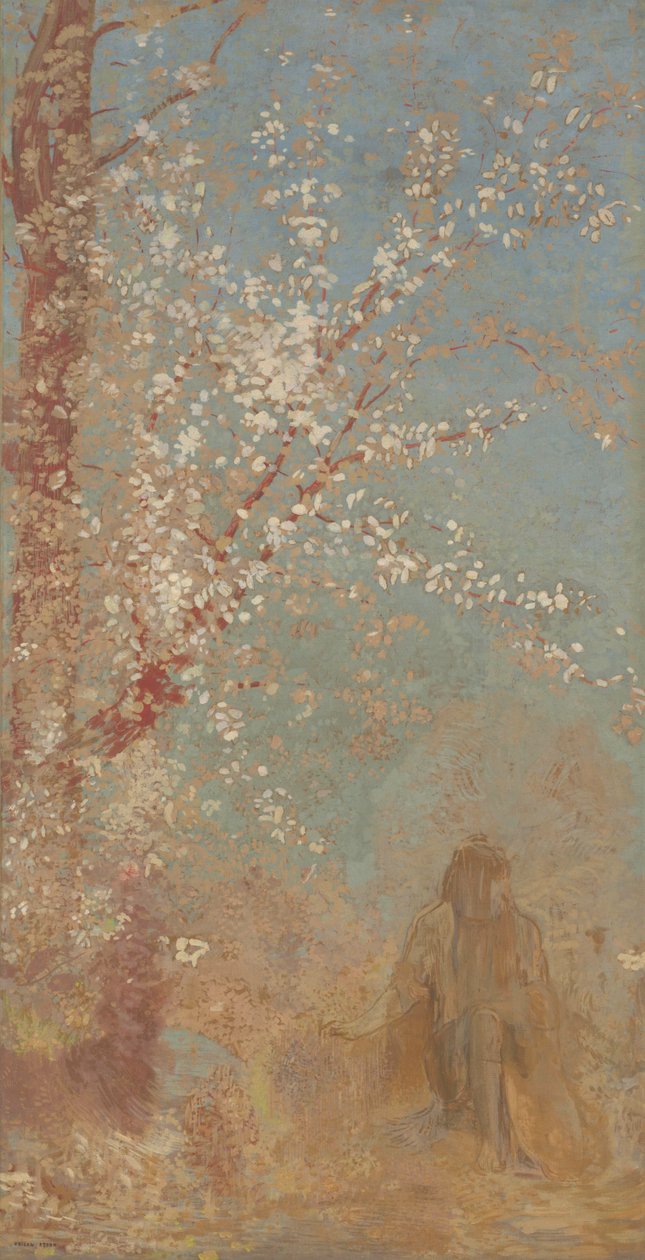 The Red Tree by Odilon Redon
