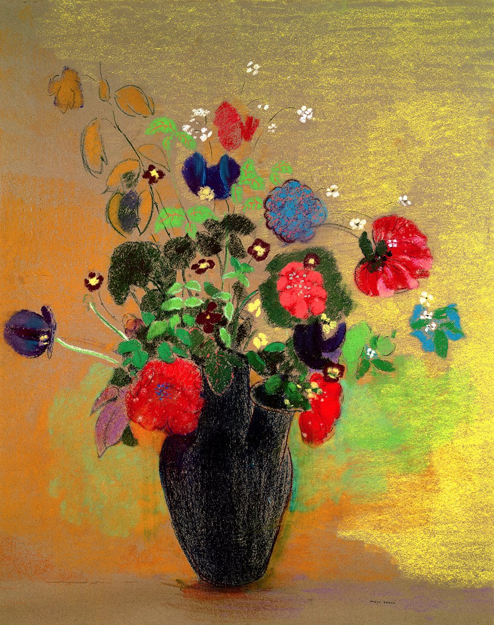 Vase of Flowers by Odilon Redon