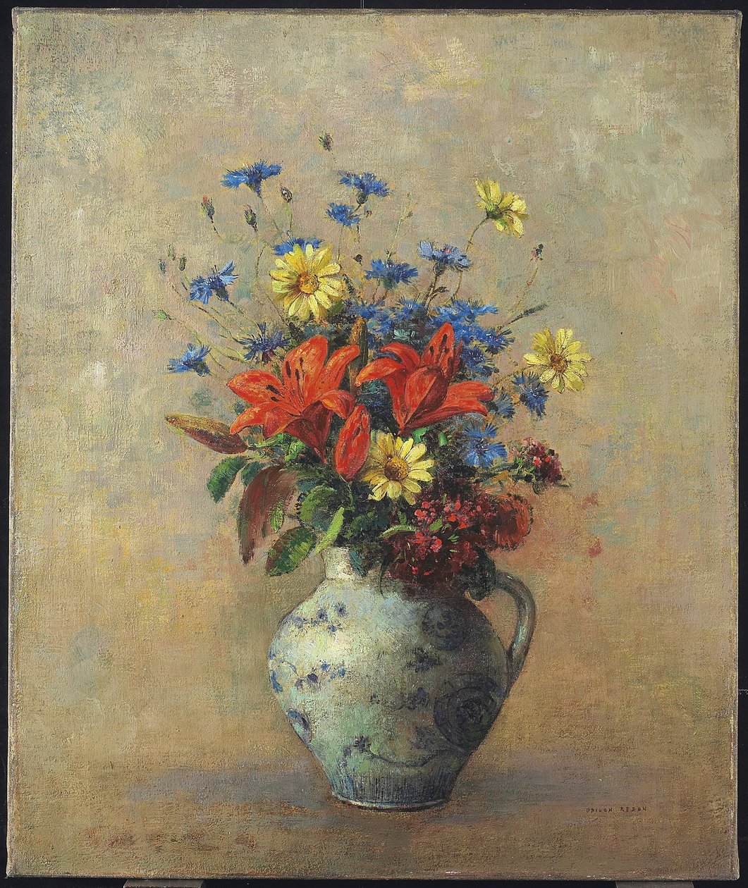 Vase of Flowers by Odilon Redon