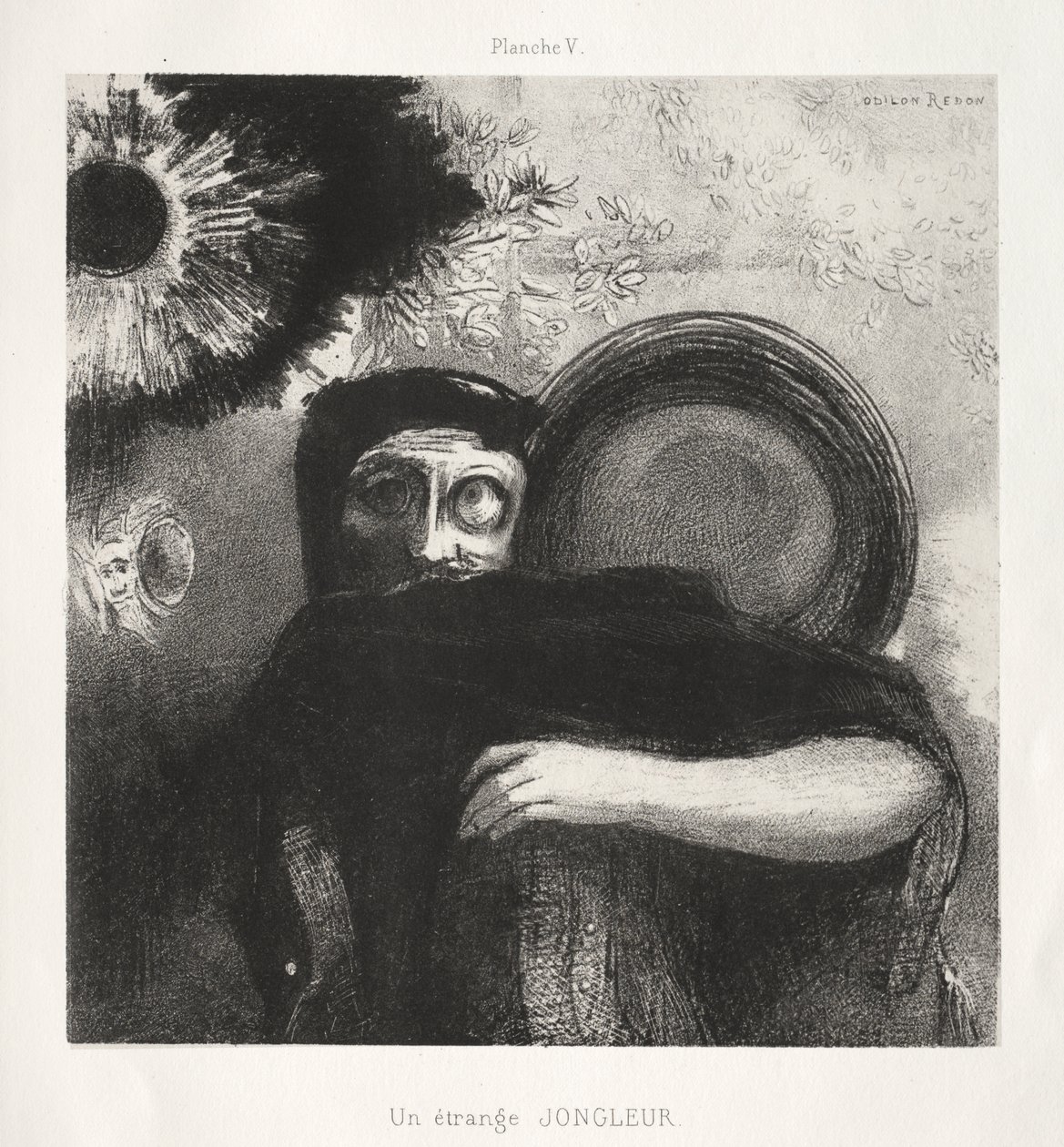 A Strange Juggler by Odilon Redon