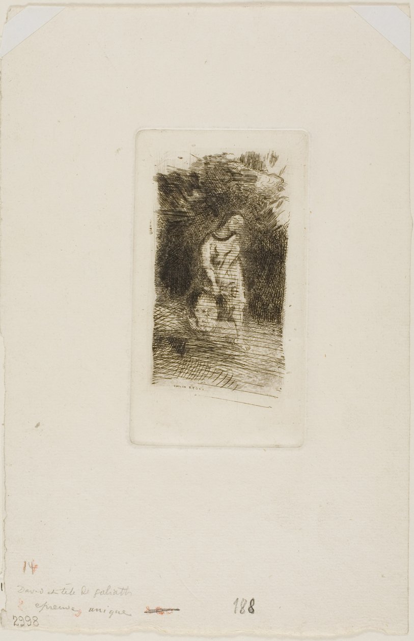 David by Odilon Redon
