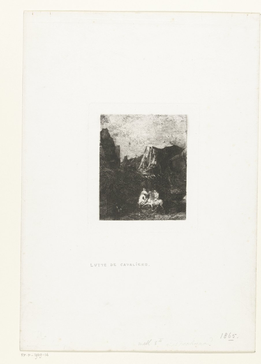 The Two Little Riders by Odilon Redon