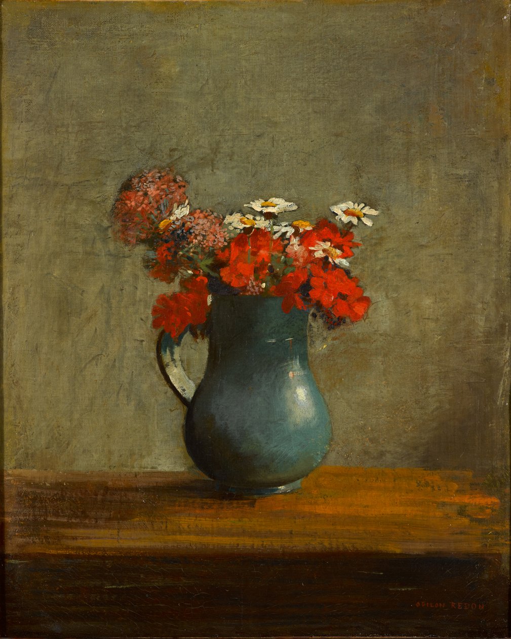 Flowers in a Vase by Odilon Redon