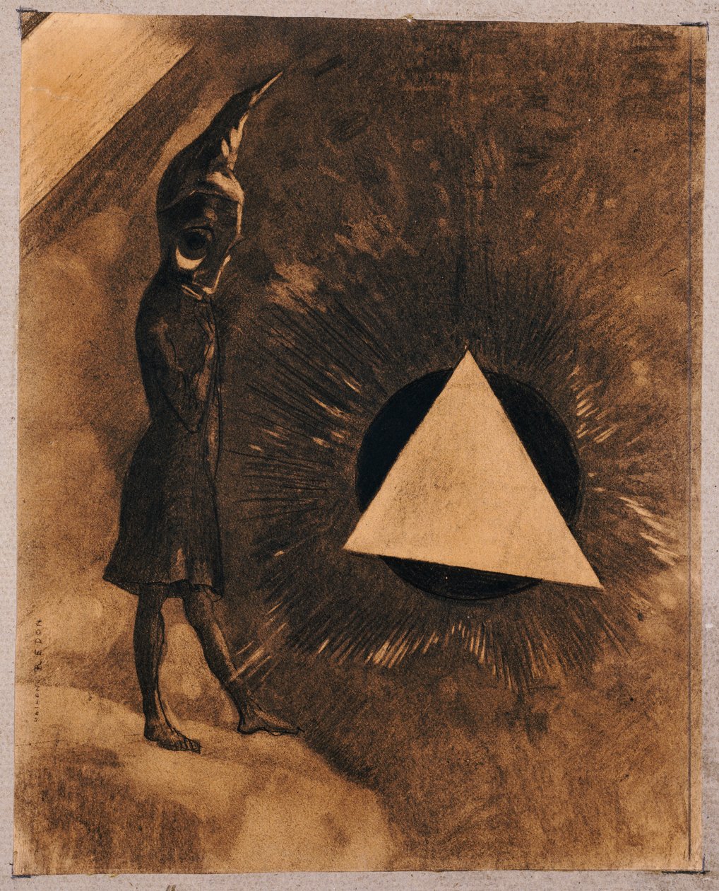 Concern for the Absolute. Philosopher by Odilon Redon