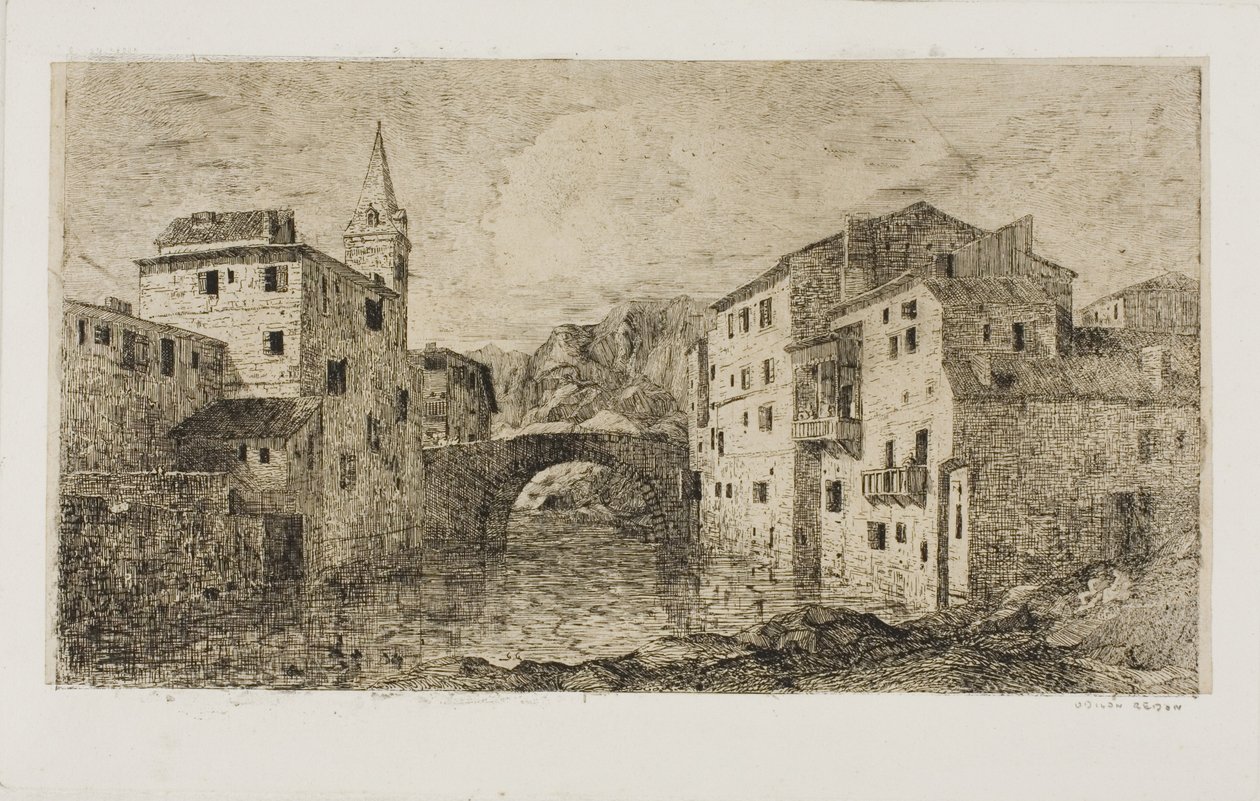 St.-Jean-Pied-de-Port by Odilon Redon