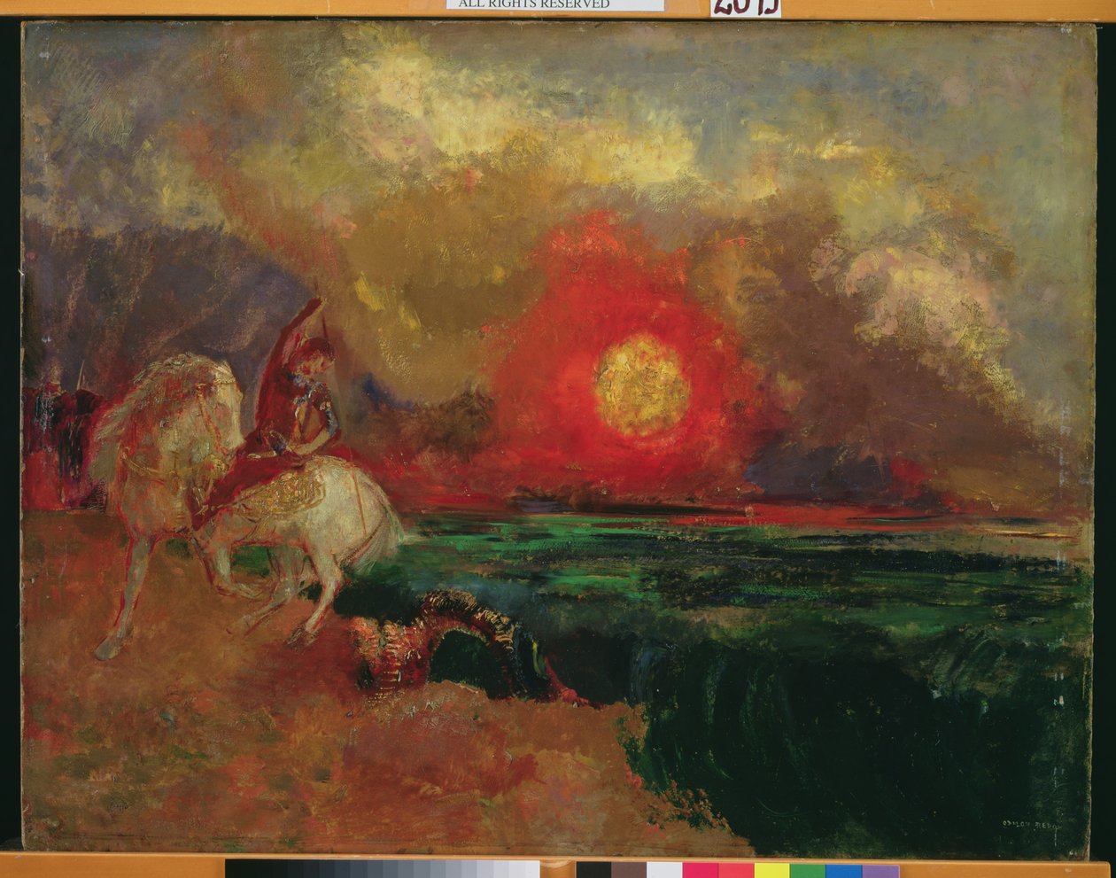 St George and the Dragon by Odilon Redon
