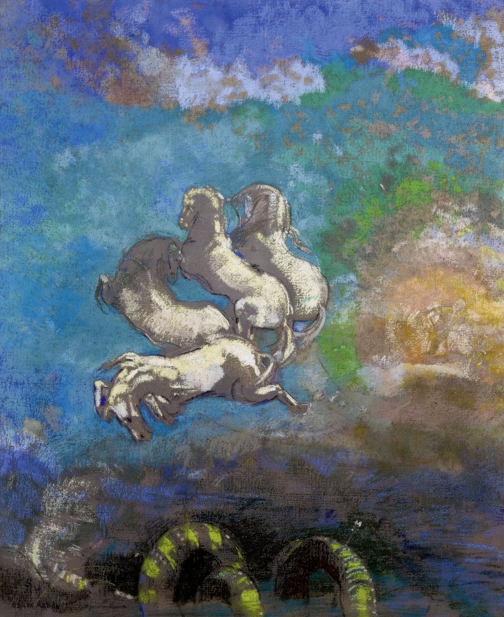 The Chariot of Apollo by Odilon Redon
