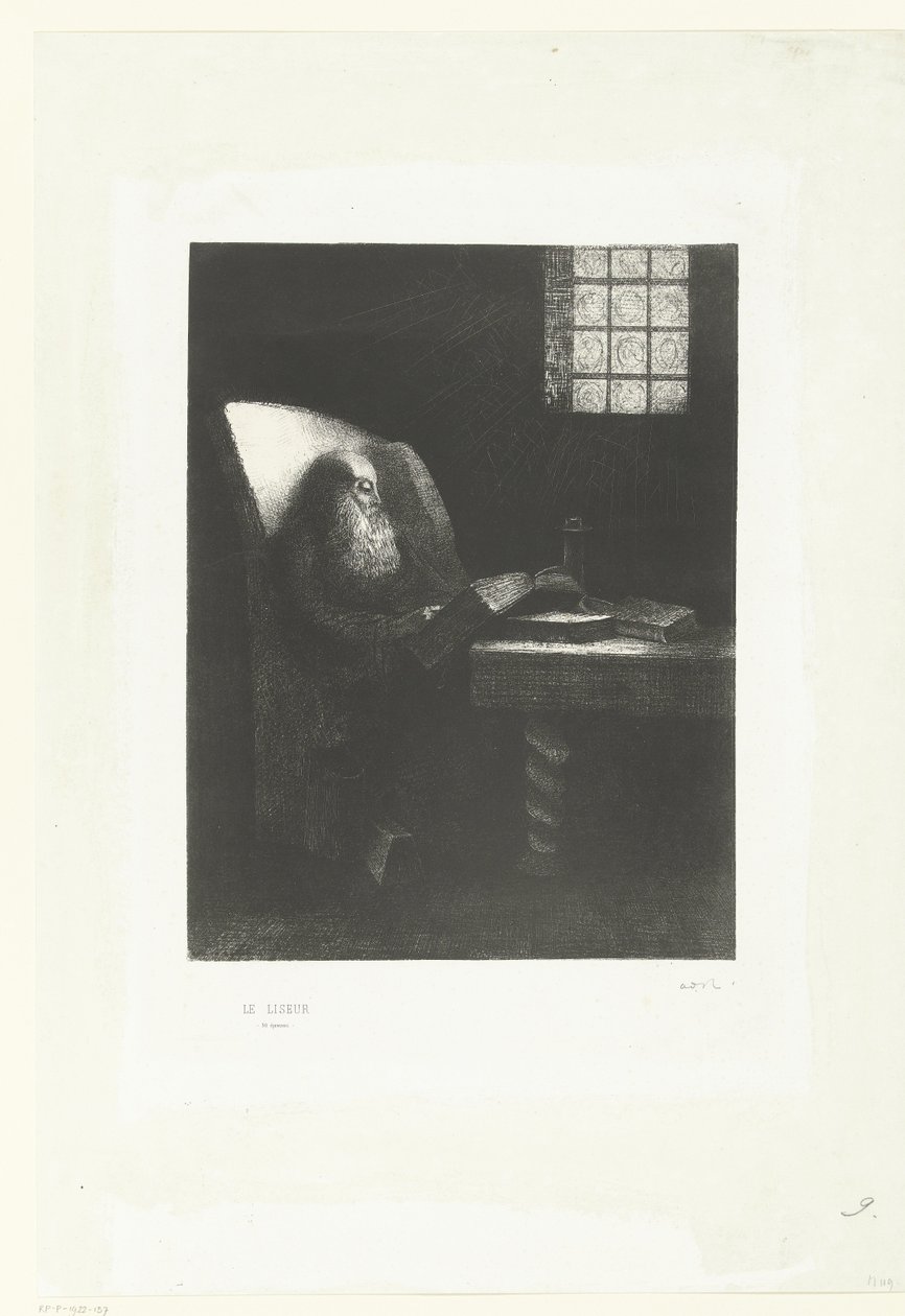 The Reader by Odilon Redon