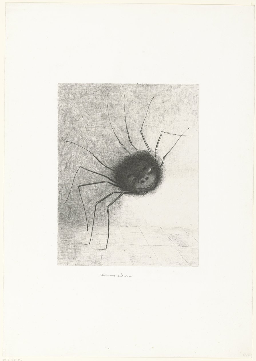 The Spider by Odilon Redon