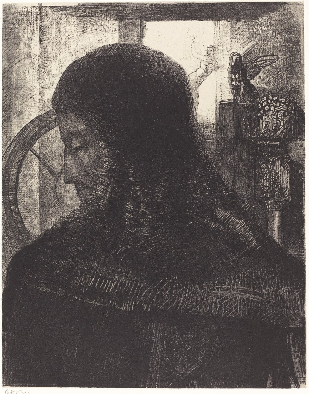 Old Knight by Odilon Redon