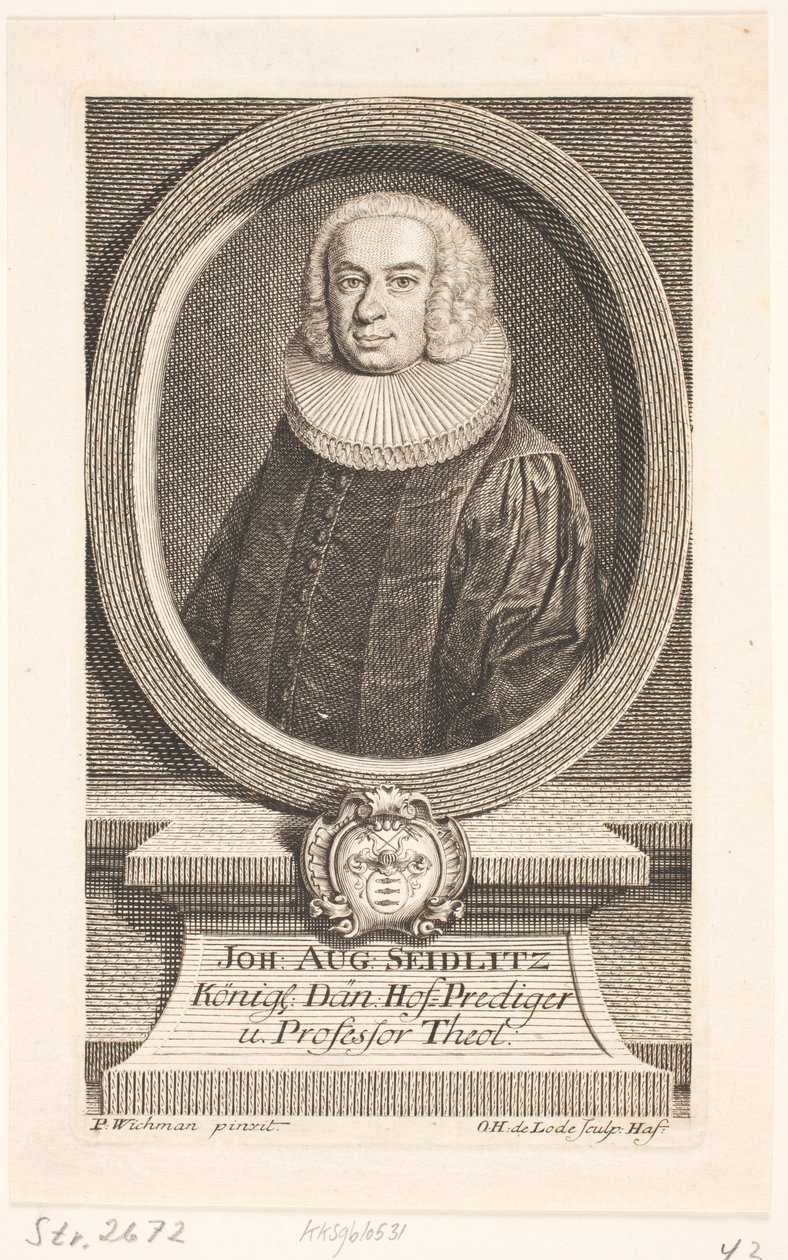 Johan August Seidlitz, Priest by Odvardt Helmoldt de Lode