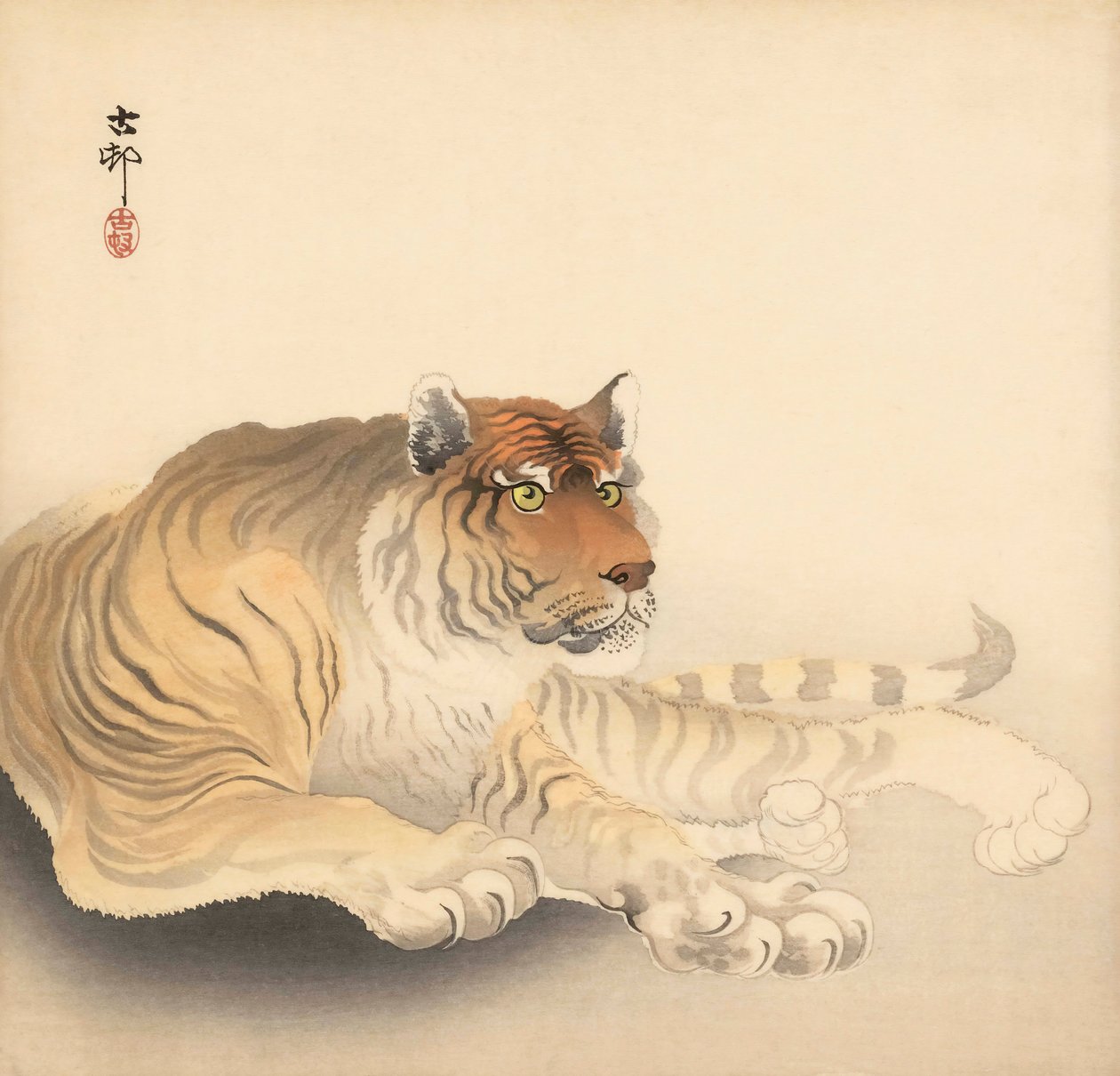 Tiger by Ohara Koson