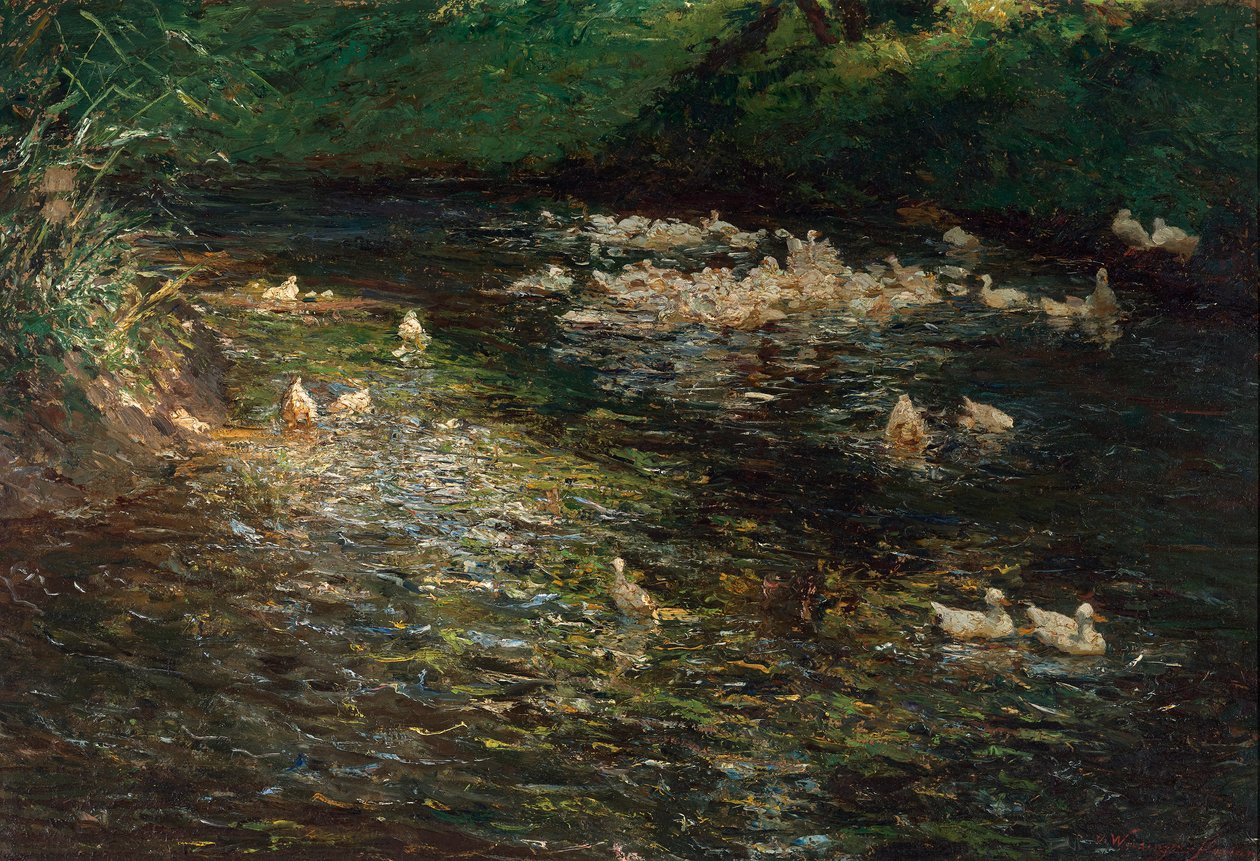 Duck Pond by Olga Wisinger Florian