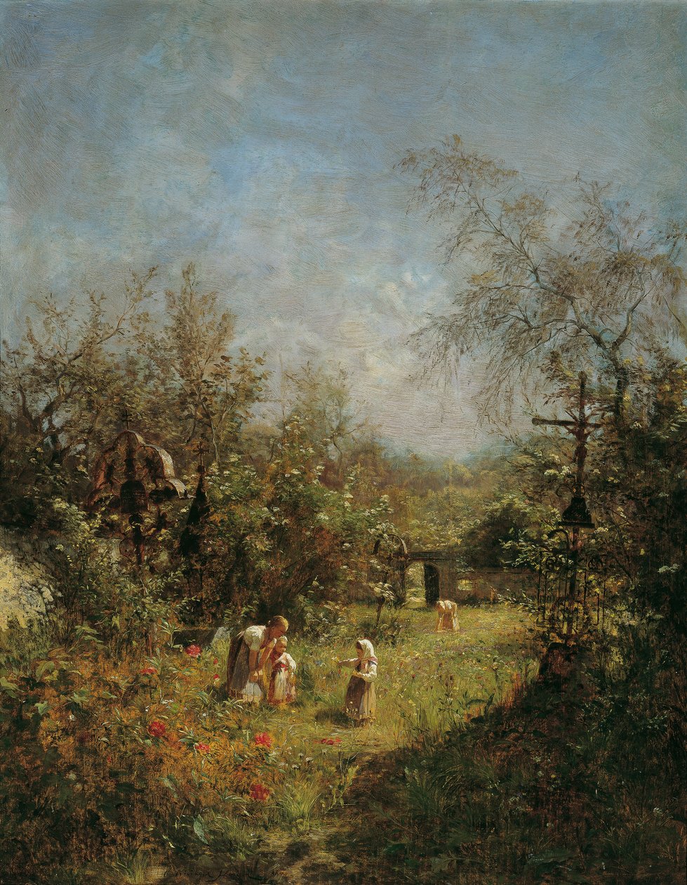 Decayed Cemetery in Goisern by Olga Wisinger Florian