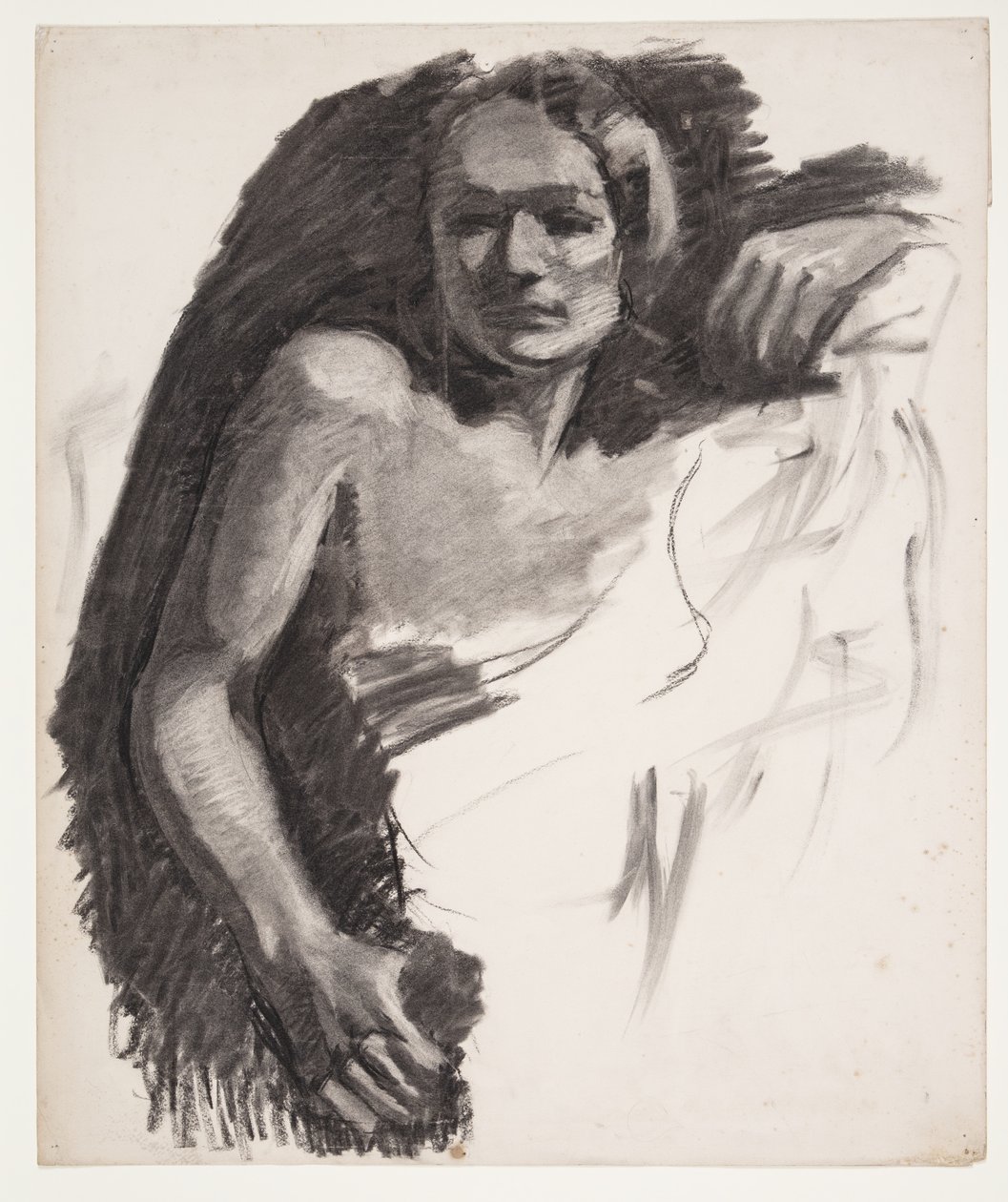Female Model by Oluf Hartmann