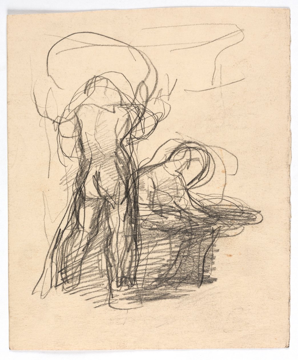 Sketch for "Daedalus and Icarus" by Oluf Hartmann