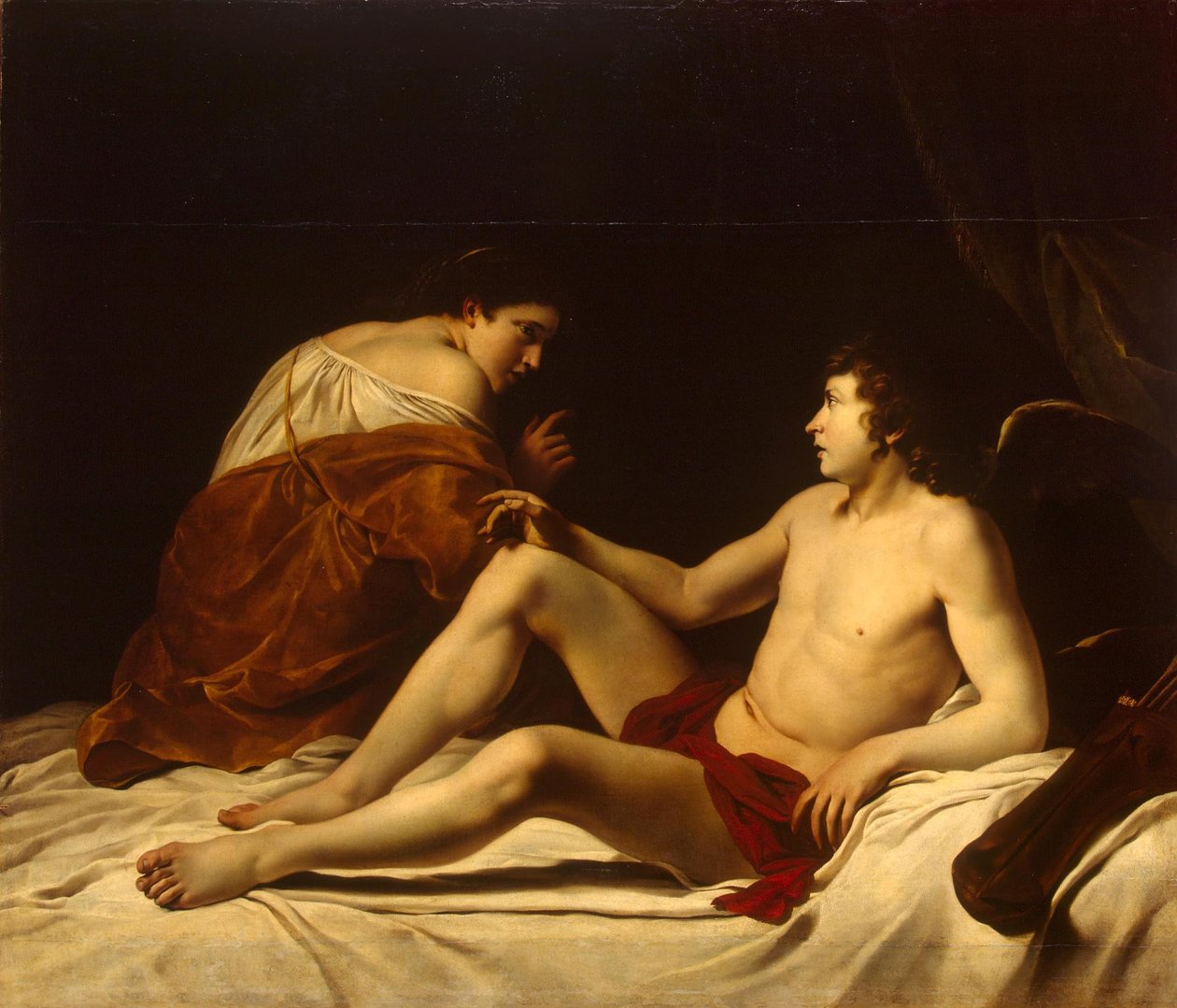 Cupid and Psyche by Orazio Gentileschi
