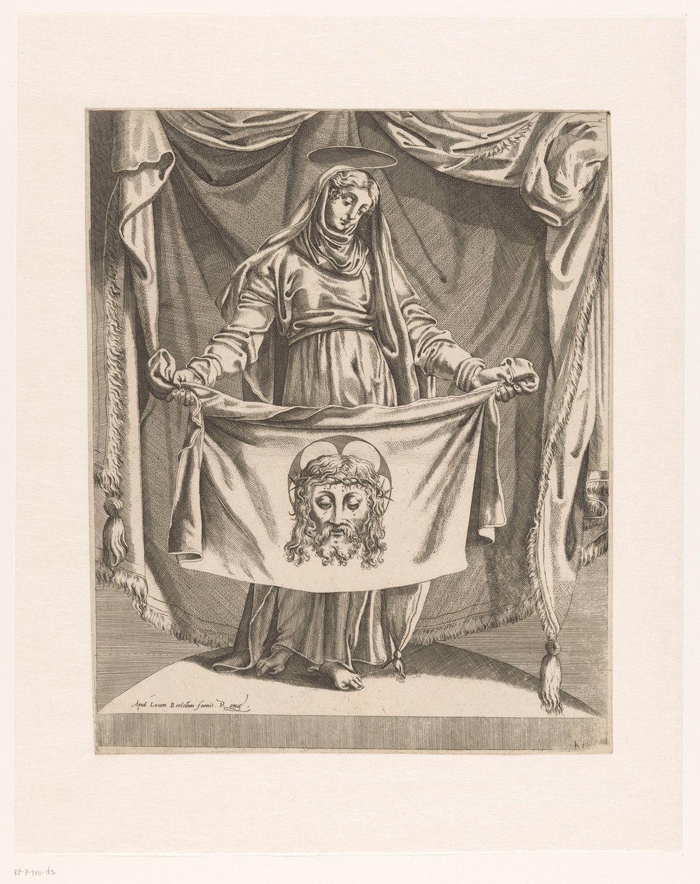 Veronica with Sweat Cloth by Orazio de Santis (attributed to)