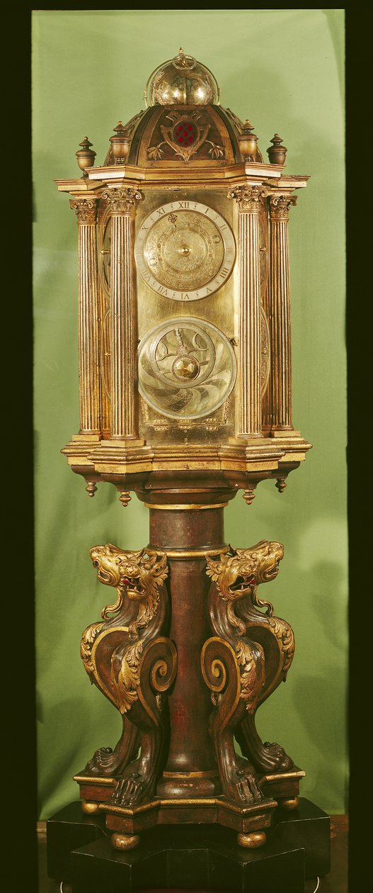 Planetary Clock, Completed in 1520 by Oronce Fine