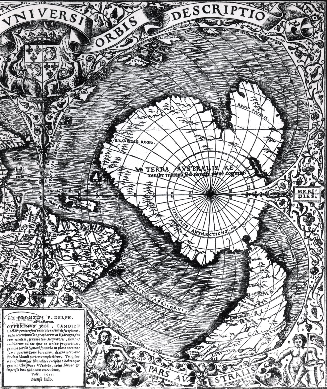 The South Pole, (detail) from the 