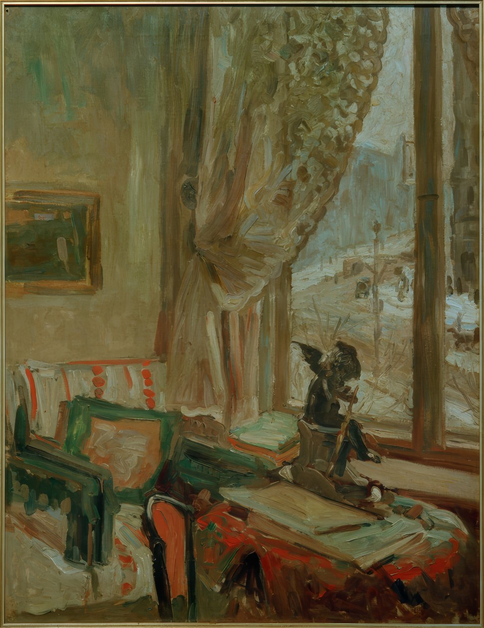 View from Romanesque House, Berlin by Oskar Moll