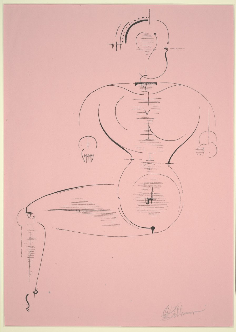 Figure H 2 by Oskar Schlemmer