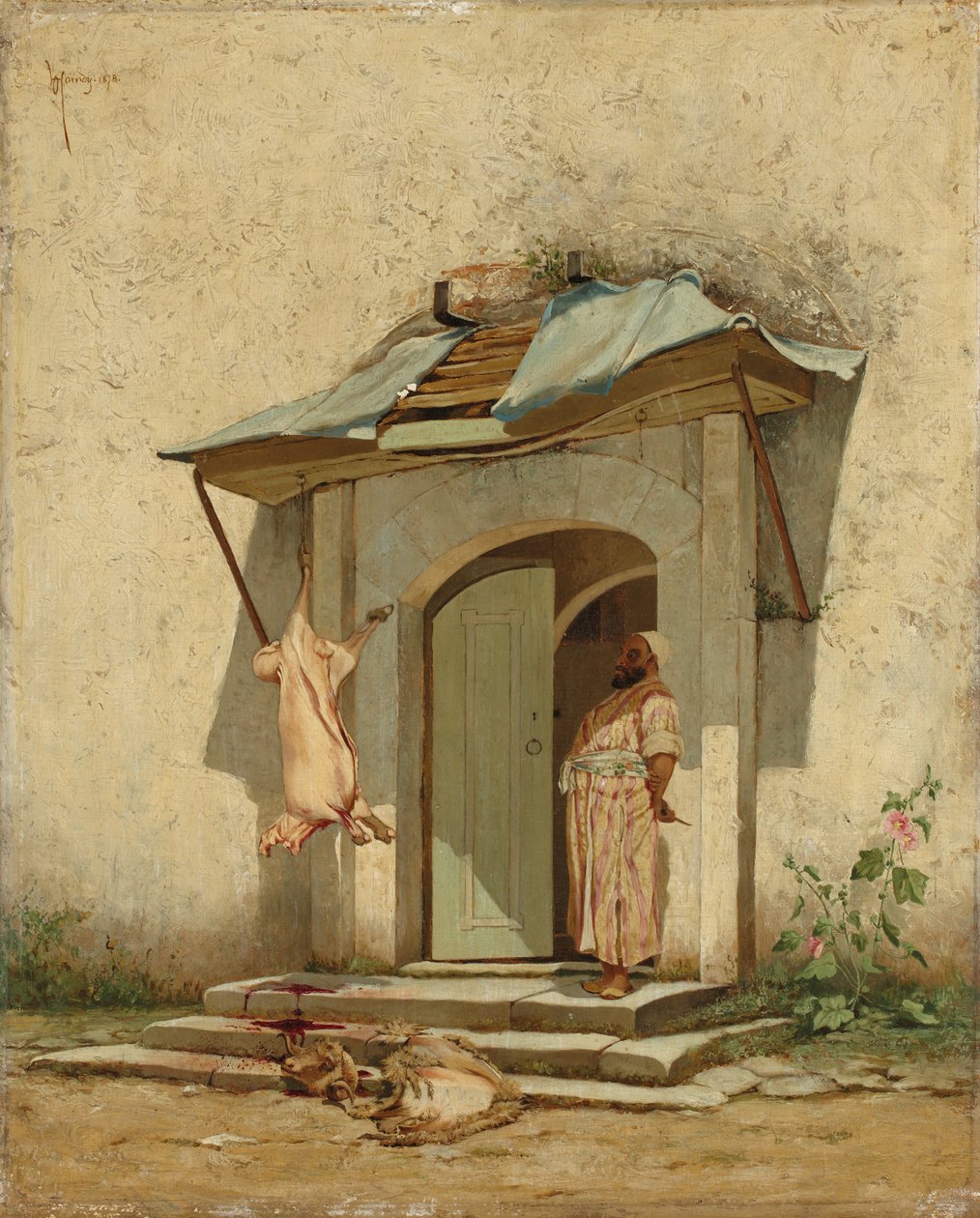 An Ottoman Butcher by Osman Hamdi Bey