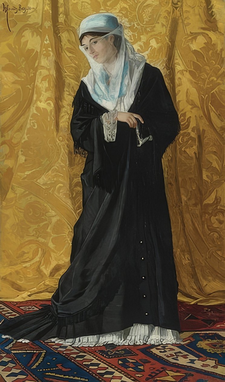 A Lady from Constantinople by Osman Hamdi Bey