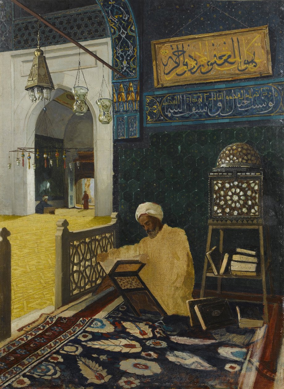 Quran reciting by Osman Hamdi Bey