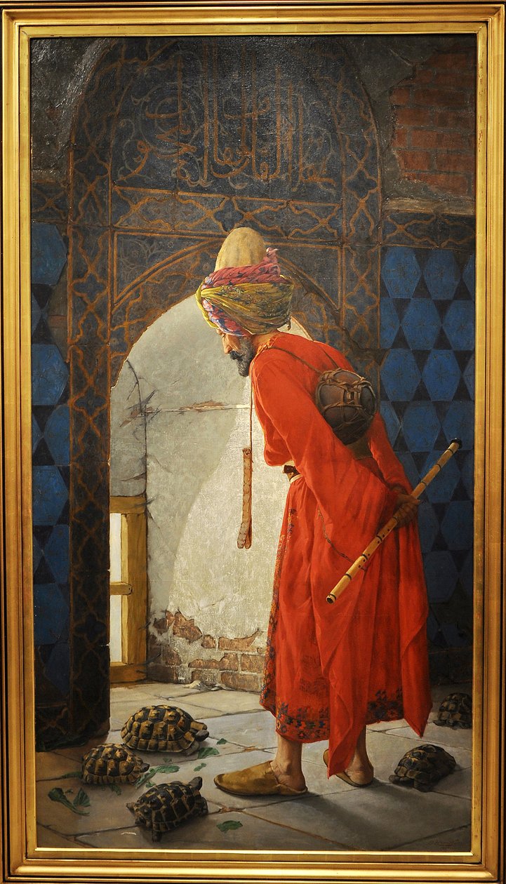 The Tortoise Trainer by Osman Hamdi Bey