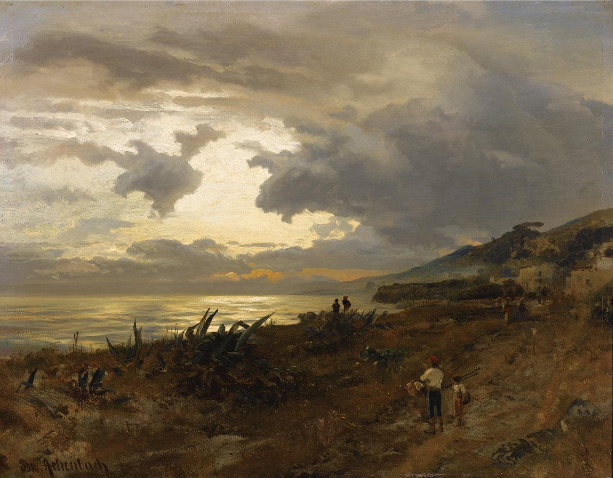 The Amalfi Coast by Oswald Achenbach