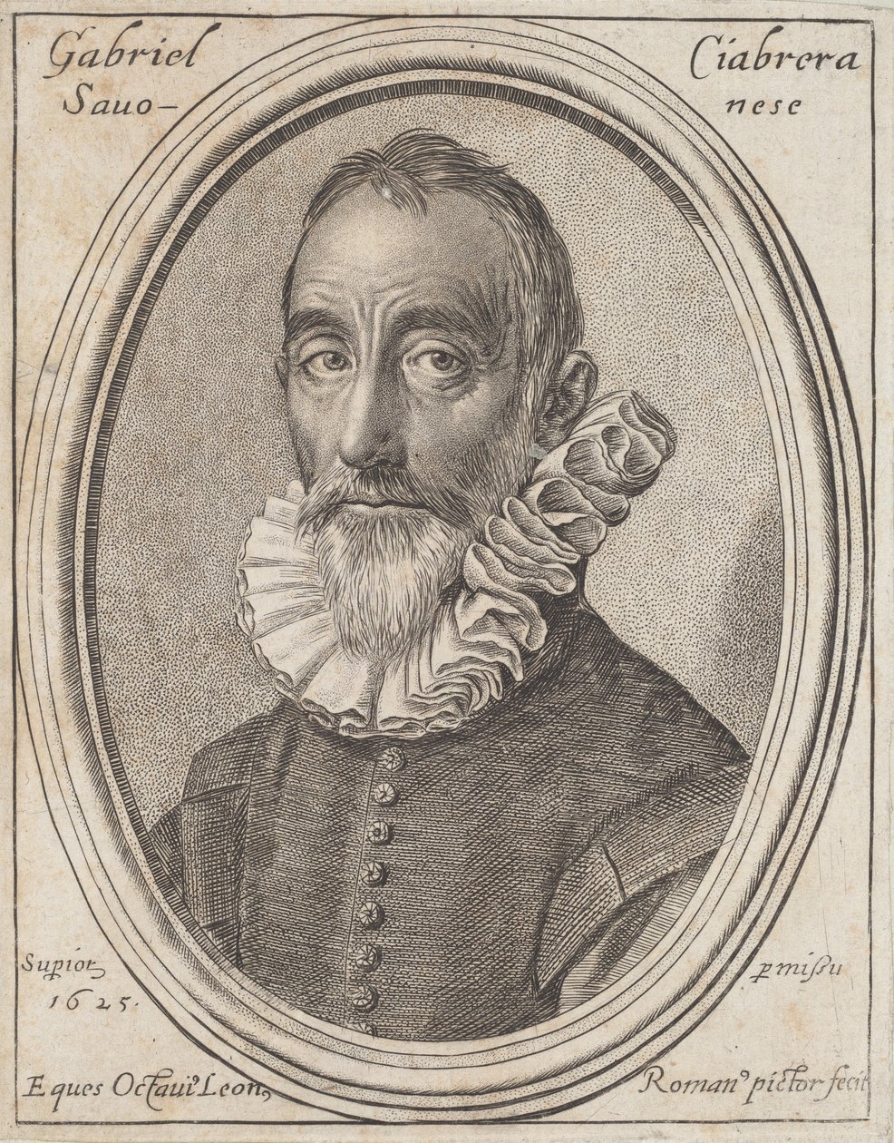 Gabriello Chiabrera by Ottavio Leoni