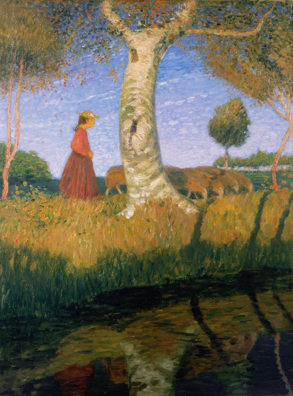 Sunny Autumn Day by Otto Modersohn