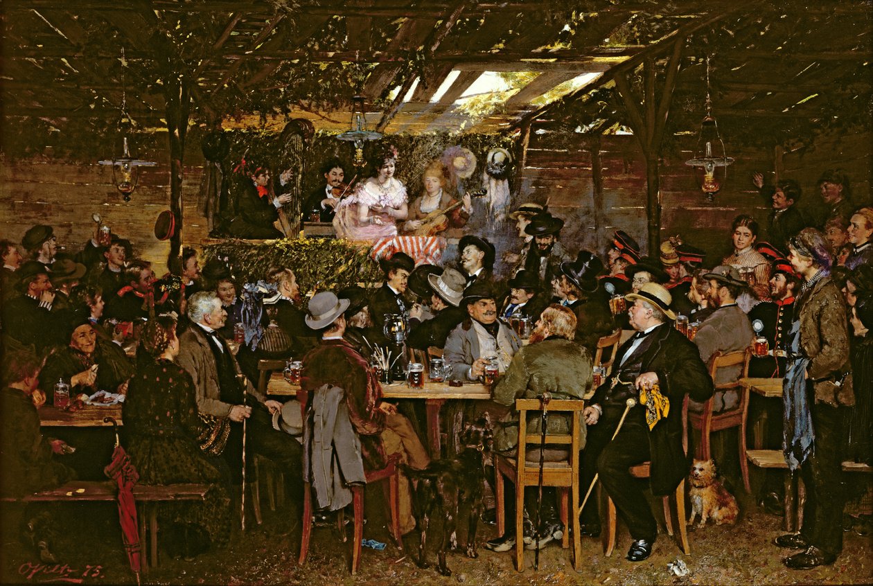 Singing to a Captive Crowd by Otto Piltz