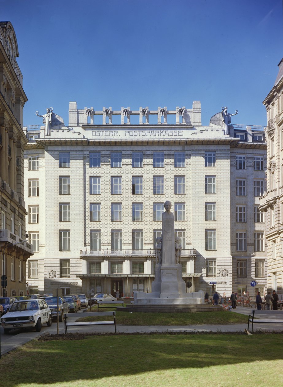 Post Office Savings Bank, 1904-06 by Otto Wagner