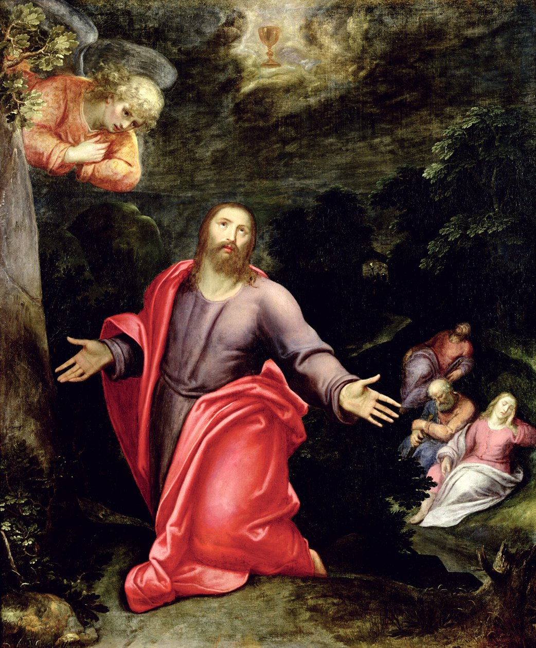 Jesus in the Garden of Olives by Otto van Veen