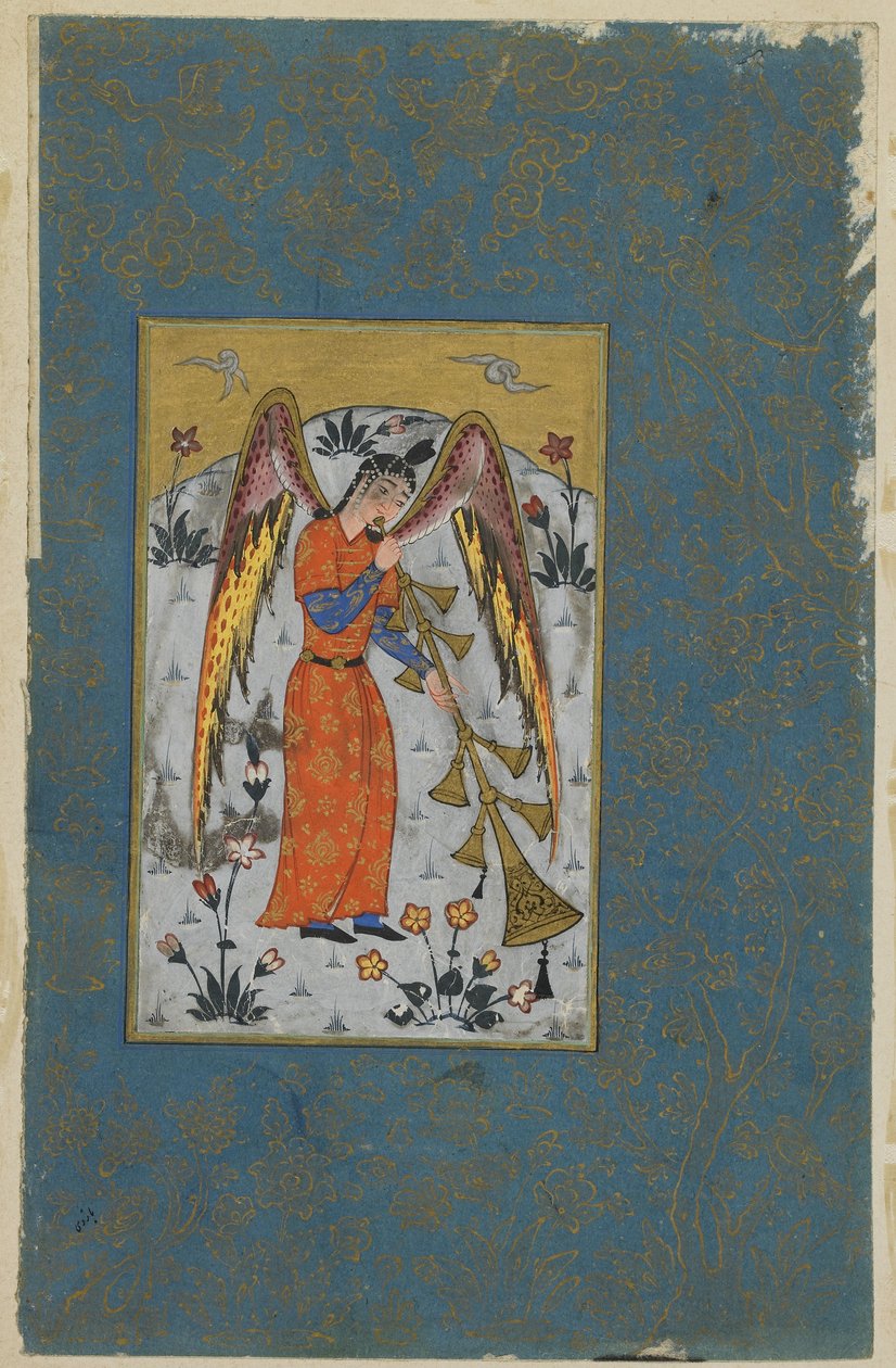 The Angel Israfil by Ottoman School