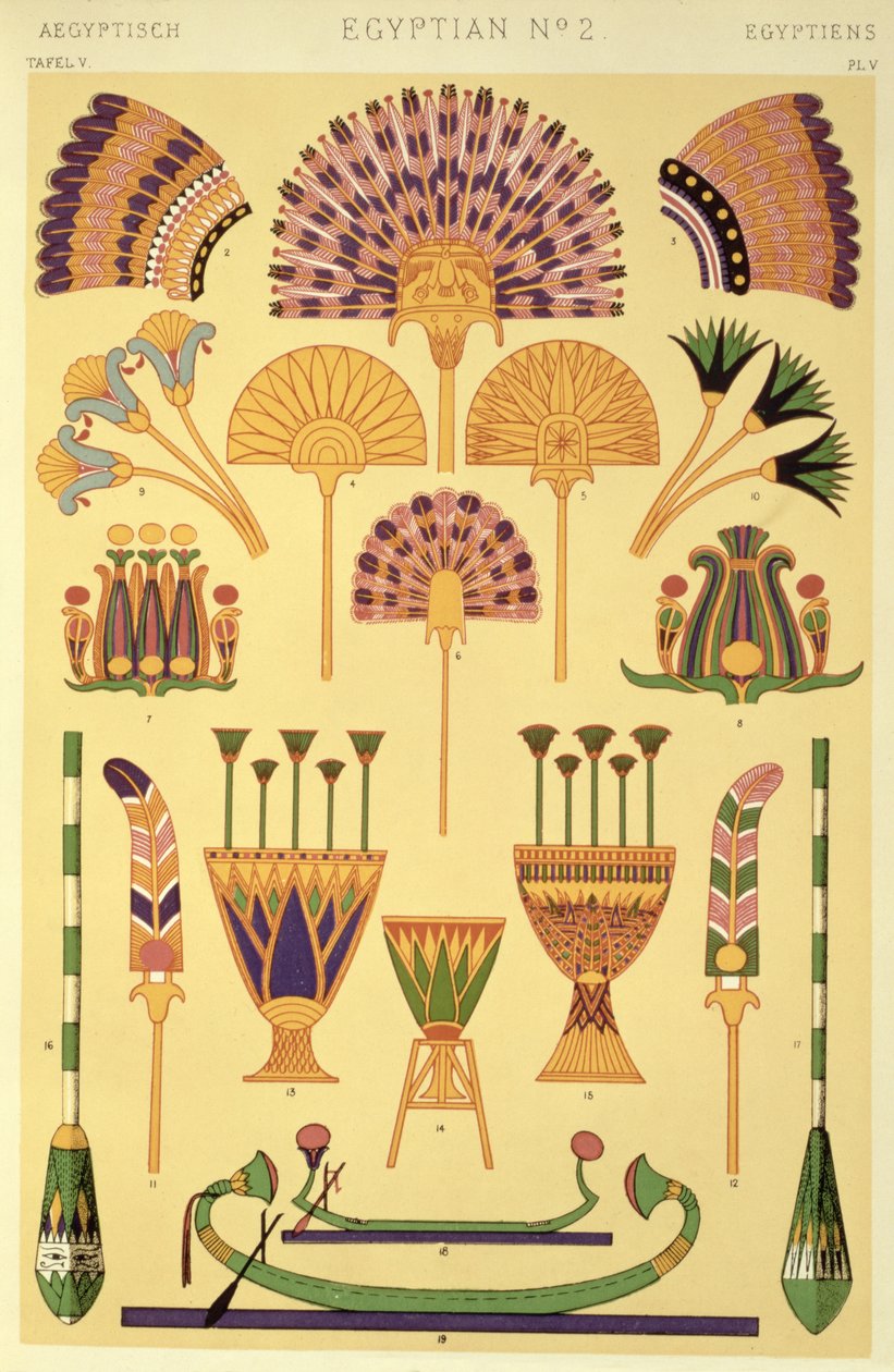 Egyptian Ornament from Ch II, Plate V of 