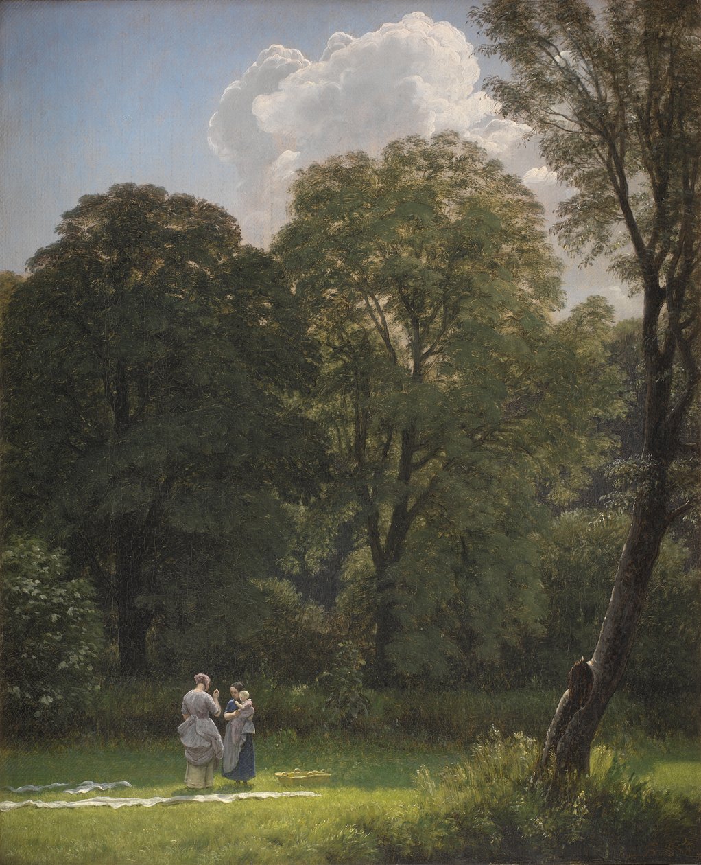 Bleaching Linen in a Clearing by P.C. Skovgaard