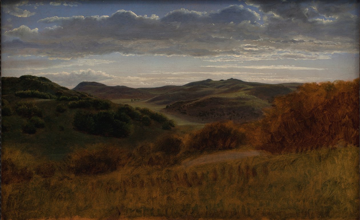 Hills behind the Møen Cliff by P.C. Skovgaard