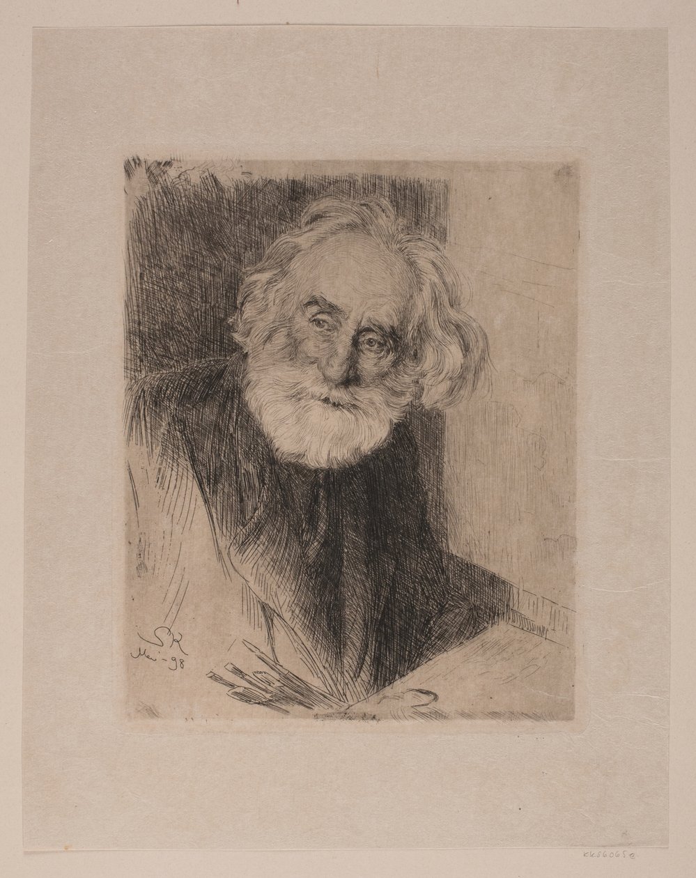 Portrait of Vilhelm Kyhn by Peder Severin Krøyer