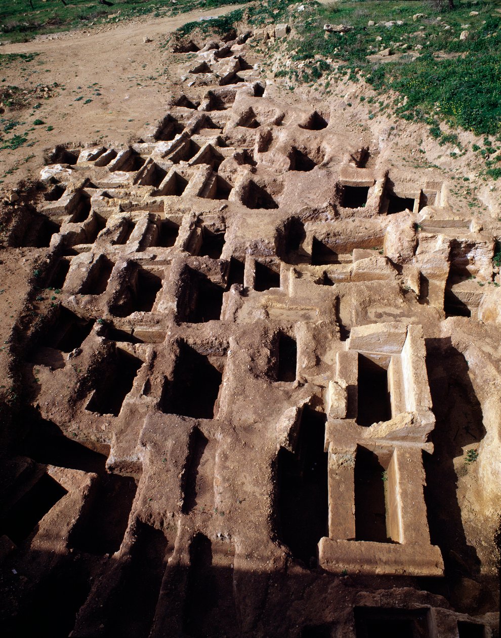 View of Paleochristian Necropolis, 4th Century by Paleo Christian